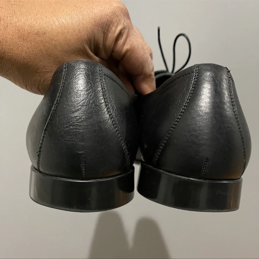 Nice Classic Gucci Derby Lace-ups. Black Sz 10 - Picture 9 of 11